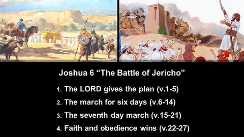 Joshua 6 “The Battle of Jericho” - Calvary Chapel Fergus Falls