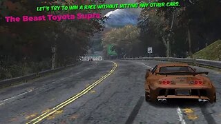 Ultimate Toyota Supra Race Challenge: No-Collision Mastery in NFS MW!