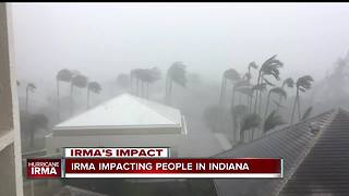 Hurricane Irma impacting people in Indiana