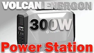 VOLCAN ENERGON 300 Portable Power Station Outdoor Solar Generator Ideal for Camping/RVs/Home Use