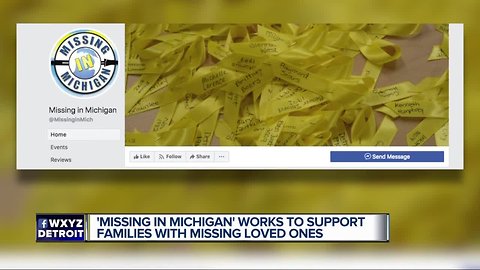 'Missing in Michigan' works to support families with missing loved ones