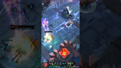 Quick heal the ADC... while you are the one being attacked :P