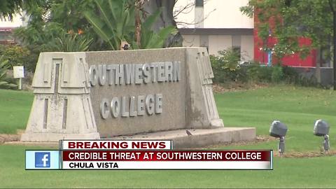 Southwestern College, satellite campuses evacuated due to threat