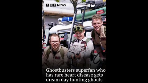 An eight-year-old Ghostbusters superfan has enjoyed a dream day out - hunting ghosts.