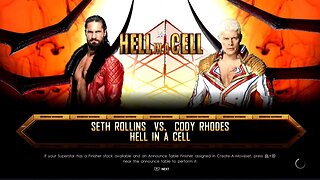 WWE Hell in a Cell 2022 Cody Rhodes vs Seth Freakin Rollins in a Hell in a Cell match