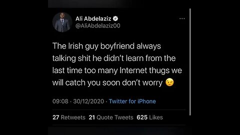 Ali Abdel Aziz threatens Dillon Danis “we will catch you soon” Dillon responds