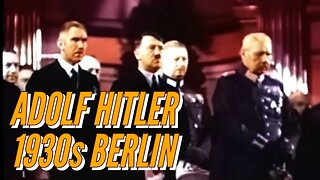 Adolf Hitler Speech 1930's Germany WWII in Color | Rise of Nazi German