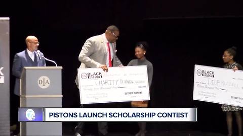 Pistons host 13th Black History Month scholarship contest