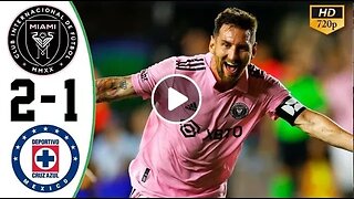 Messi Debut FreeKick Goal 🔥 Inter Miami vs Cruz Azul 2-1 All Goals & Highlights 2023