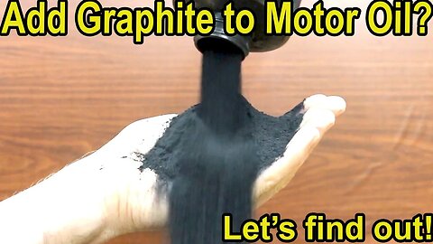 Will "Graphite" Help Motor Oil Performance? Let's find out! Vintage Arco Graphite vs Quaker State