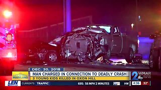 Man indicted in drunk driving crash that killed 3 young siblings