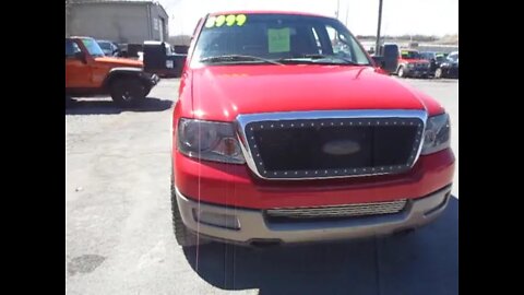 2005 FORD F-150 SUPER CAB LARIAT 4X4