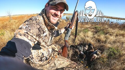 Solo Public Land Duck Hunt - WIGEON Everywhere! NEW @GForce Arms Shotgun | Outdoor Jack