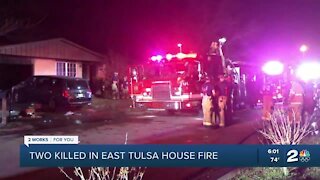 Two killed in east Tulsa house fire