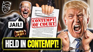 🚨 Judge Finds Trump In CONTEMPT, Prison?! TRUMP Says: 'I Will Run From JAIL'
