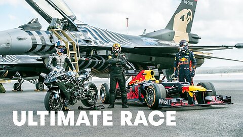 F1 Car vs F16 Fighter Jet vs Tesla vs Private Jet vs Ninja H2R vs Super Cars | Ultimate Race