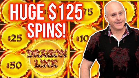 High Limit Dragon Link Slots in Las Vegas - Huge $125 Spins!