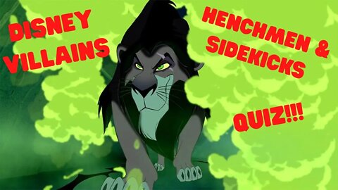 Disney Trivia Do You Know Disney Villains Henchmen and Sidekicks? Quiz Challenge