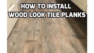 Install Wood Look Tile Planks on Ditra with QEP Leveling System