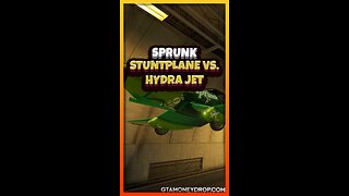 Sprunk stuntplane VS. Hydra jet | Funny #GTA clips Ep 456 #gtarecovery #gtamoneydrops