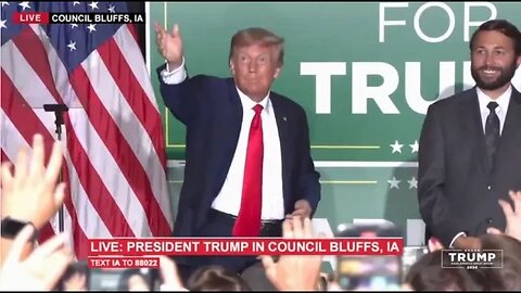LIVE President Trump in Council Bluffs, IA