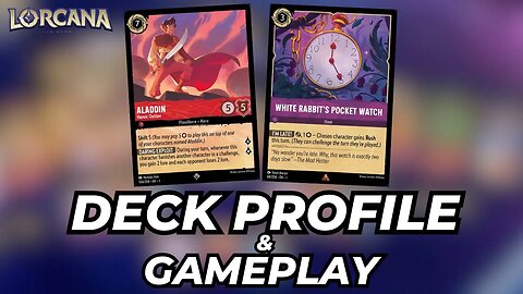Ruby Amethyst Control Deck Profile & Gameplay | Lorcana Trading Card Game