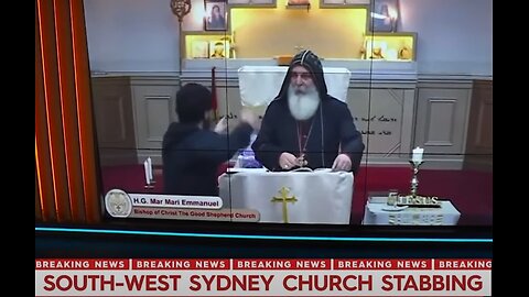 Bishop attacked in alleged Sydney church stabbing