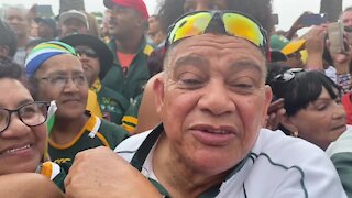 SOUTH AFRICA - Cape Town - Springbok World Cup Rugby Trophy tour (Video) (BaP)