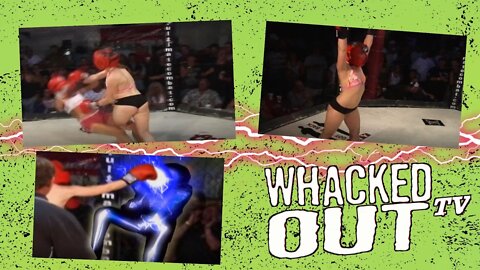 Bikini Girl Boxing HEATER knockout! - Whacked Out TV