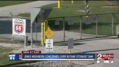 Council member voices concerns over butane storage tank in Jenks