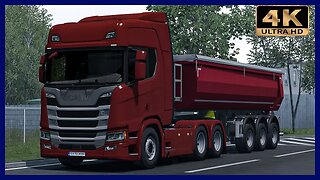 Scania R650 V8 delivering Excavated Soil to Bucharest | Euro Truck Simulator 2 “4K” Gameplay