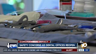 Safety concerns as dental offices reopen