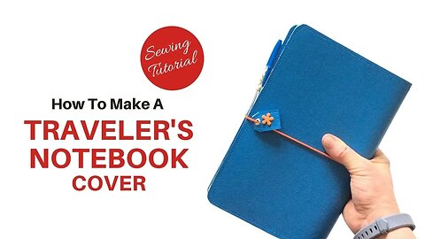 How To Make A TRAVELER'S NOTEBOOK COVER | VINYL OR LEATHER