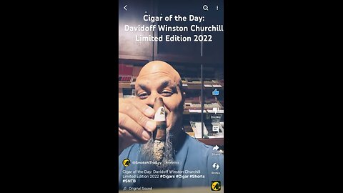 Cigar of the Day: Davidoff Winston Churchill Limited Edition 2022 #Cigars #Cigar #Shorts #SNTB
