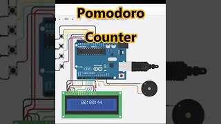 Arduino Pomodoro Counter - Productivity Hacking on Tinkercad