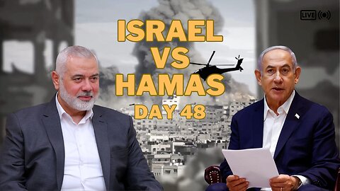 Israel vs Hamas ! Day 48 . #palestine #israel #news #gaza #usa #middleeastconflict #freepalestine