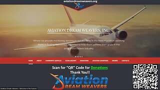 Aviation Dream Weavers (ADW) Donation Promotion Video with Mr. Ozzie Ross, CEO/Founder.