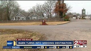 On the Road: Barn turns into wedding destination