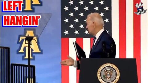 Joe Biden Attempts To Shake Imaginary Person's Hand