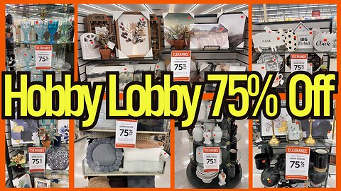 Hobby Lobby 75 Off Clearance🧡🔥Hobby Lobby Shopping🧡🔥Hobby Lobby Clearance Deals | #hobbylobby