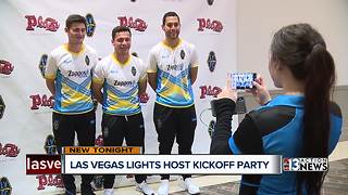 Season opening party for Las Vegas Lights