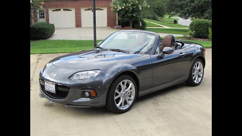 2014 / 2015 Mazda MX-5 Miata Grand Touring Start Up, Exhaust, Test Drive, and In Depth Review