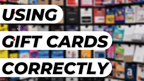 How To Use Gift Cards PRIVATELY