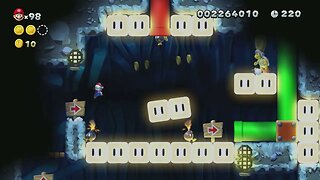 Light Blocks Dark Tower - New Super Mario Bros. U Deluxe (Rock Candy Mines)