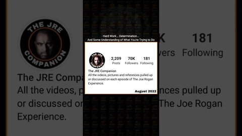 100k in 11 months - Thank You to The Joe Rogan Experience Companion Followers!
