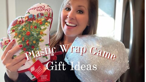 Plastic Wrap Game | With Oven Mitts | GIFT IDEAS 🎁