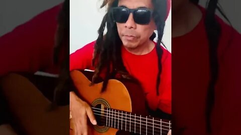 How to play reggae beat on acoustic guitar #shorts