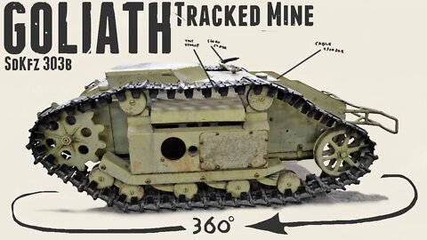 Goliath - walkaround - Tracked Mine - SdKfz 303b - Saumur Tank Museum.