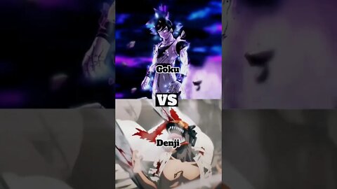 Goku vs Denji who is stronger ? #anime #shorts #goku #denji #reels #allanime