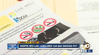 Despite new law, landlords can ban smoking pot